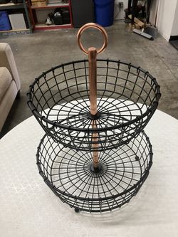 Two Tier Fruit Basket