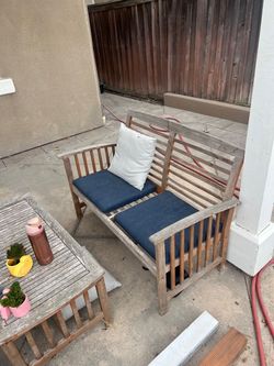 FREE patio loveseat and 2 chairs