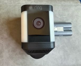 Ring spotlight security camera