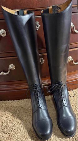 Women’s Black Ariat Heritage Contour II Field Zip Tall Riding Boots