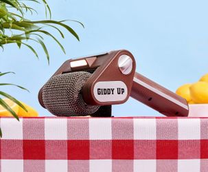 Horsepower Giddy up Grill Brush, Heavy-Duty Stainless Steel Bristle Grill Brush