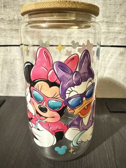 Disney 16 Ounce Glass Cups