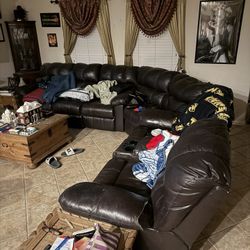 Sectional Reclining /recliners Leather