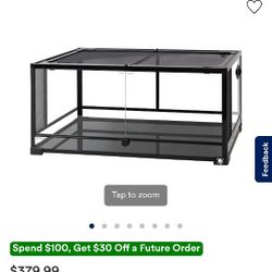 !!!!! BRAND NEW STILL IN THE BOX !!!!!!  REPTIZOO 67 GALLON TERRARIUM 