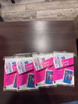 Barbie Trading Cards Sealed Packs Lot of 4