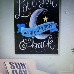 DIY 5D Artificial Diamond Painting Love You To The Moon