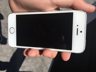 iPhone 5, white. Rose Silver