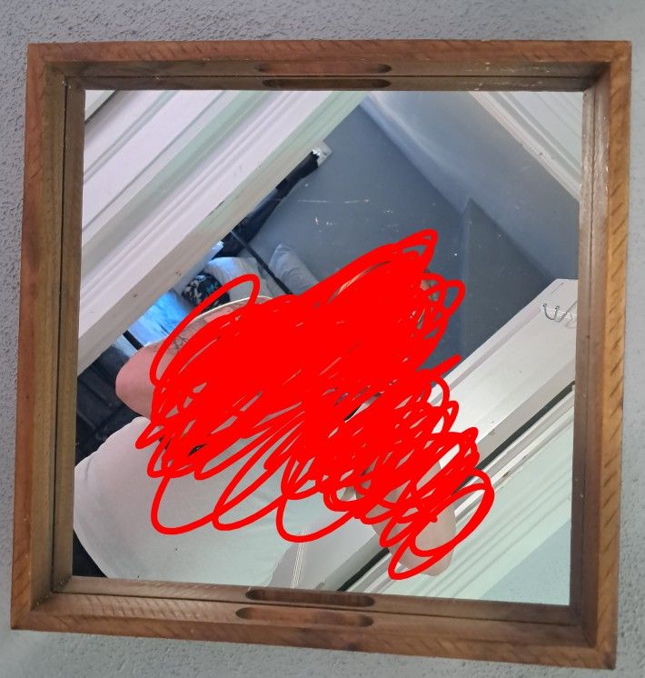 Glass Mirror Tray
