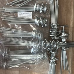 Estacas Galvanizadas 100 Piesas De 6 Pulgadas Solo Efectivo