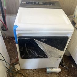 Whirlpool WED6120HW 7.4 Cu. Ft. White Smart Top Load Electric Dryer