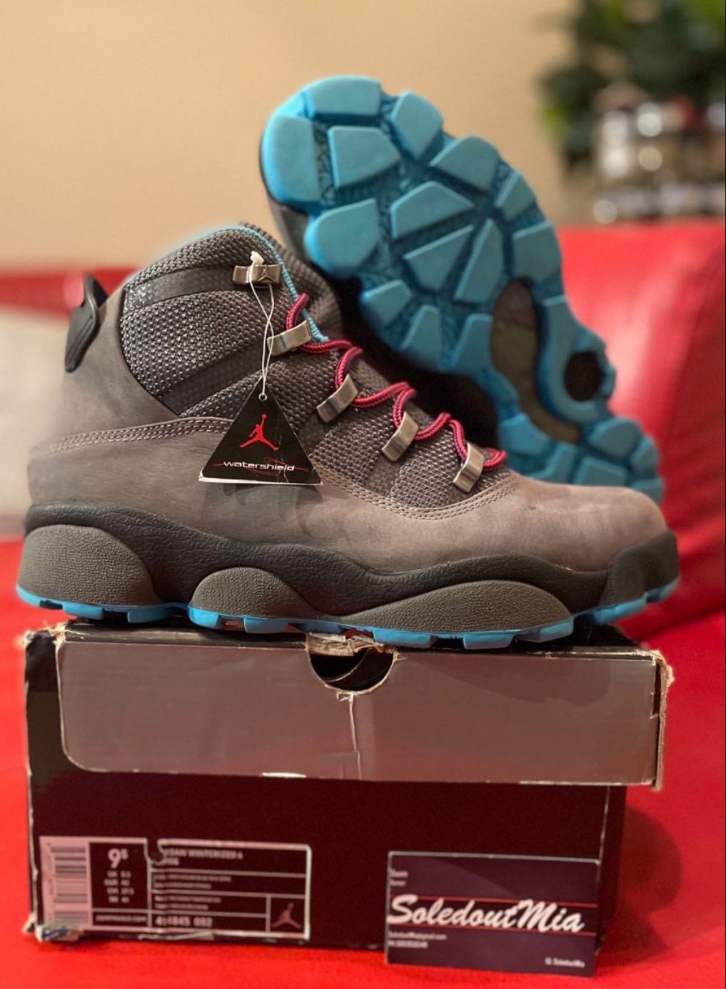 RETRO Nike Air Jordan 6 Rings Winterized BOOT Sz9.5 Reimagined 4 Lost And Found Playoff FOAMPOSITE 1 Bred Shattered Backboard The