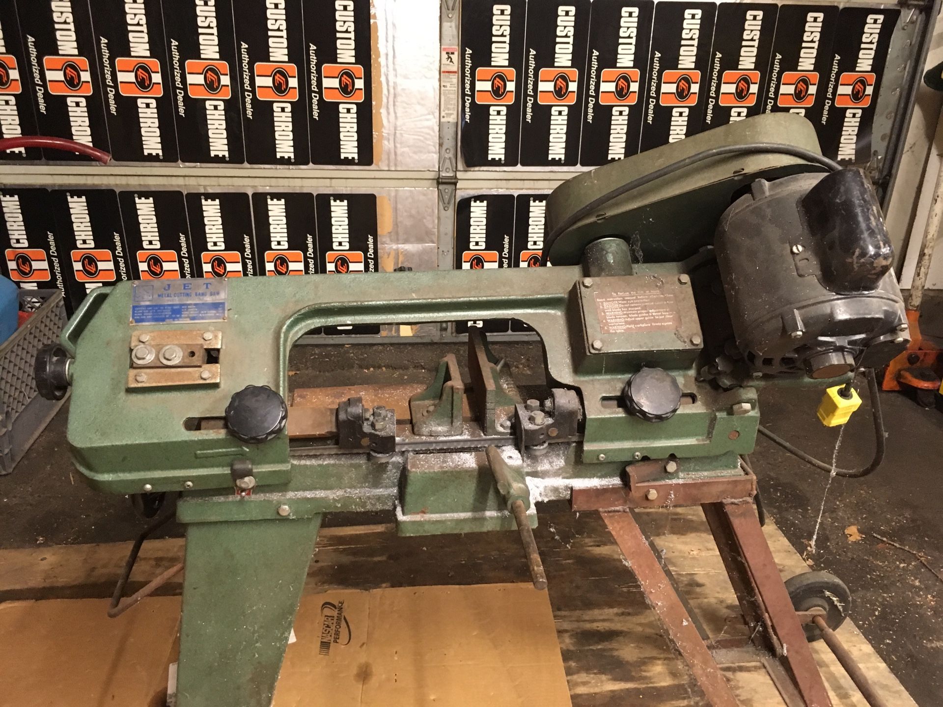 Jet horizontal bandsaw 4x6 band saw metal