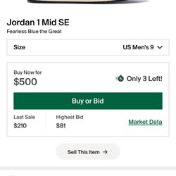 Jordan 1 Fearless Blue The Great 