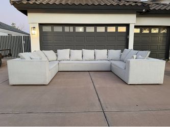 Patio Sectional Outdoor Room and Board Oasis Couch 3 piece Modern Modular