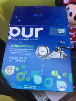 Pur. Water Filtration System. Mineral clear