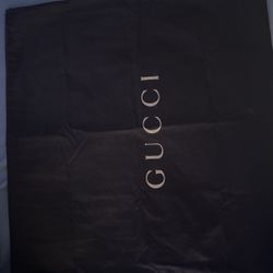 Brown Gucci Dust Bag 