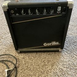 Vintage Gorilla Electric Guitar Amp With Tube Switch Works Great. 