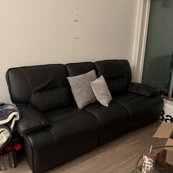 Black Leather Recliner For Sale 