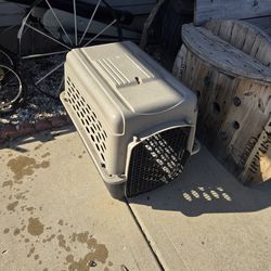 Big Metal Dog Crate Like New