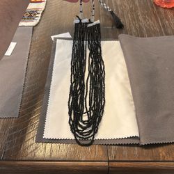 293 In Total Carats Of Black Spinel Necklace