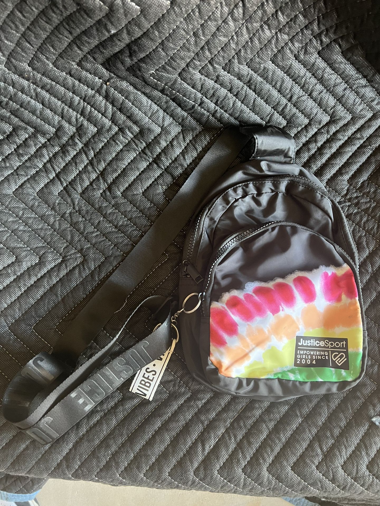 Justice sport mini sling backpack