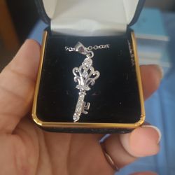 Silver Key Necklace