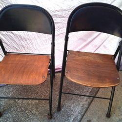 Vintage Folding Chairs