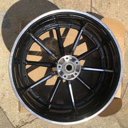 Harley Breakout rear wheels.