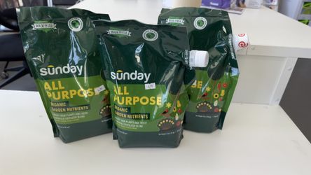 Organic Garden Nutrients All purpose 3pc