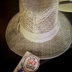 New W Tags PANAMA JACK straw Hat Size L 