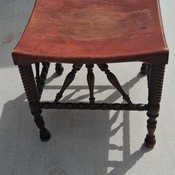 Antique Sitting Chair Turn Of The Century 