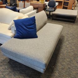 Room & Board Gray Chaise Sofa