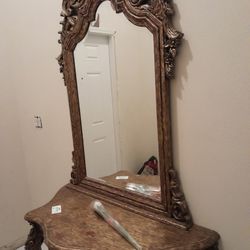Table And..mirror Set