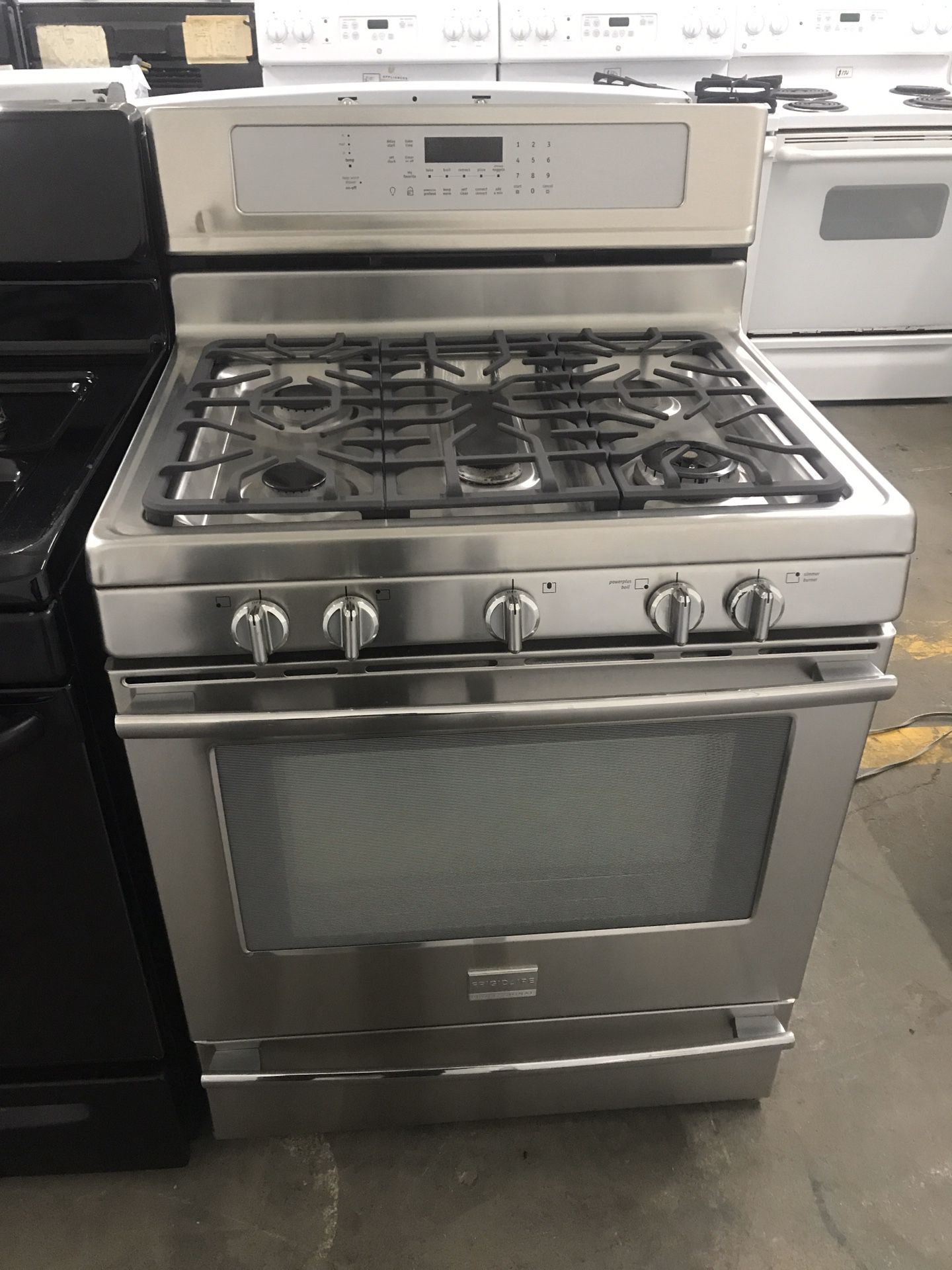 All stainless steel stove