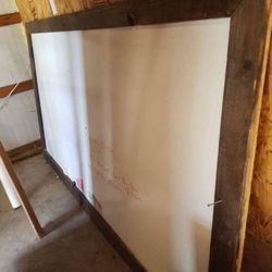 90x48 whiteboard With Wood Trim