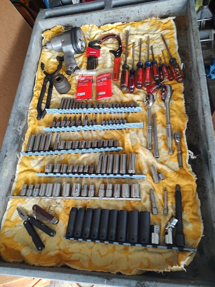 Entire Tool Set Take All Includes various screwdrivers, socket sets, etc...