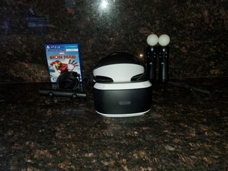 Psvr For Ps4 Iron Man Bundle Includes All The Wires, Iron Man Video Game, Controllers, And Camera. I Accept Trades