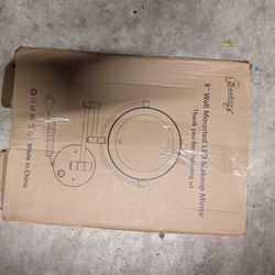 Wall Mount Lighted Makeup Mirror 