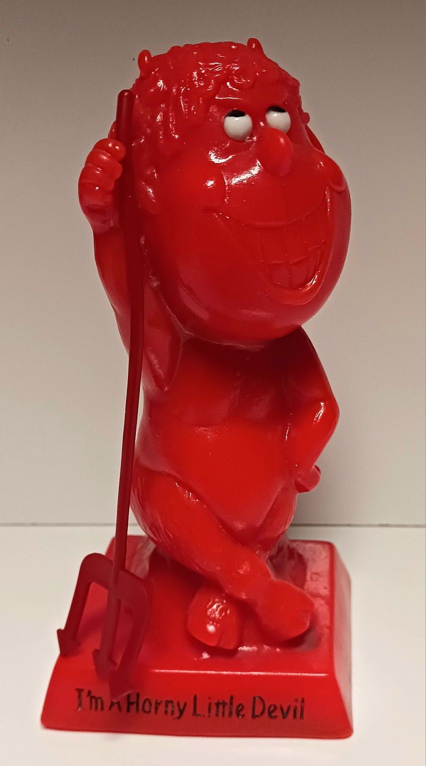 Vintage Vntg 1971 Russ & Wallace Berrie I'm A Horny Little Devil Statue Figurine