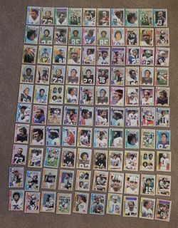 100  1978 Topps Football Cards