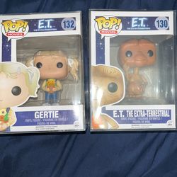 E.t and Gertie Funko Pops