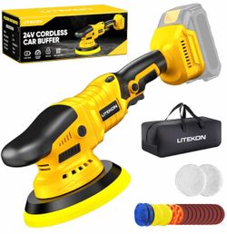 Cordless Buffer Polisher Kit Compatible With De-Walt 20V Battery(No Battery)