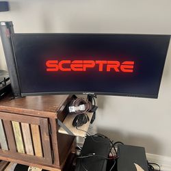 SCEPTRE 30in Curved Gaming Monitor 200HZ - $100