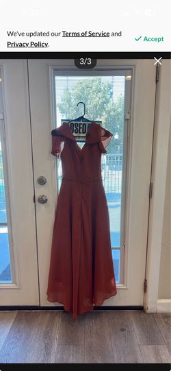 Brown /orange ish dress