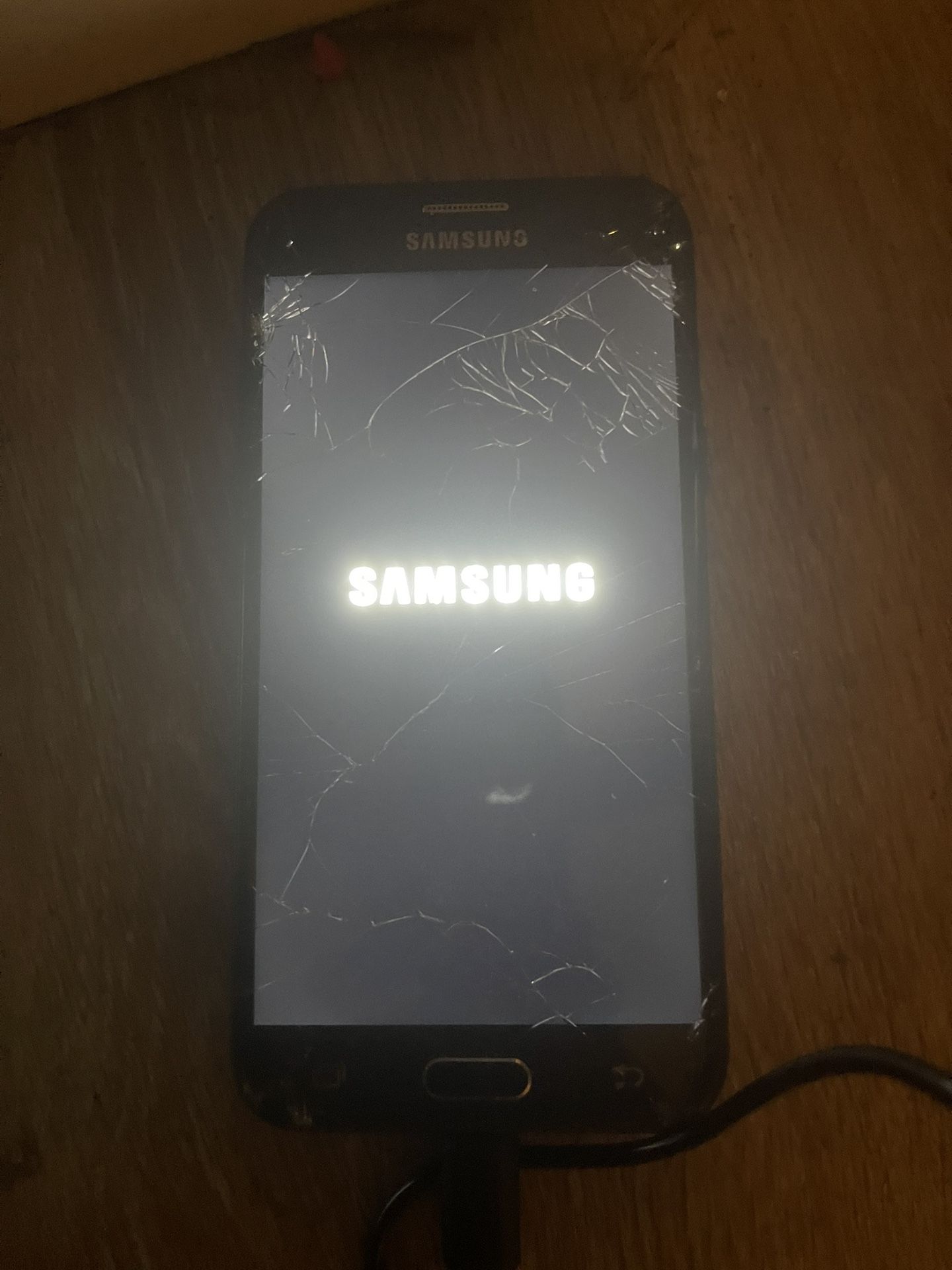 Cracked Samsung j3 Prime