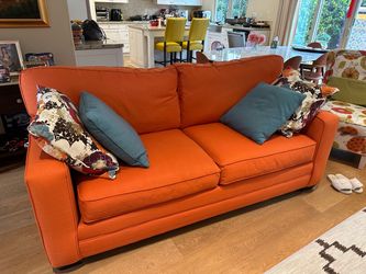 Orange Sofa ( Two Seat )