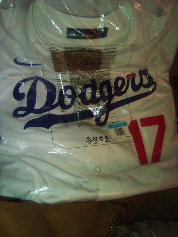 Dodger #17 Nike Baseball Jersey 