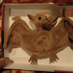 Ty Beanie Babies - Batty Brown Bat 1(contact info removed) **RARE, ERRORS** (Retired, Baby).