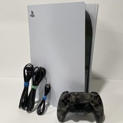 PS5 Disc with Camo Controller 