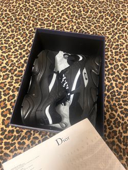 Dior B22 Black White Sneakers Men’s Size 42 (US 9) New With Box